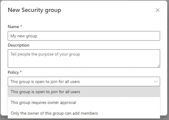 new-security-group